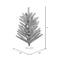 4ft. Unlit Vintage Aluminum Artificial Christmas Tree